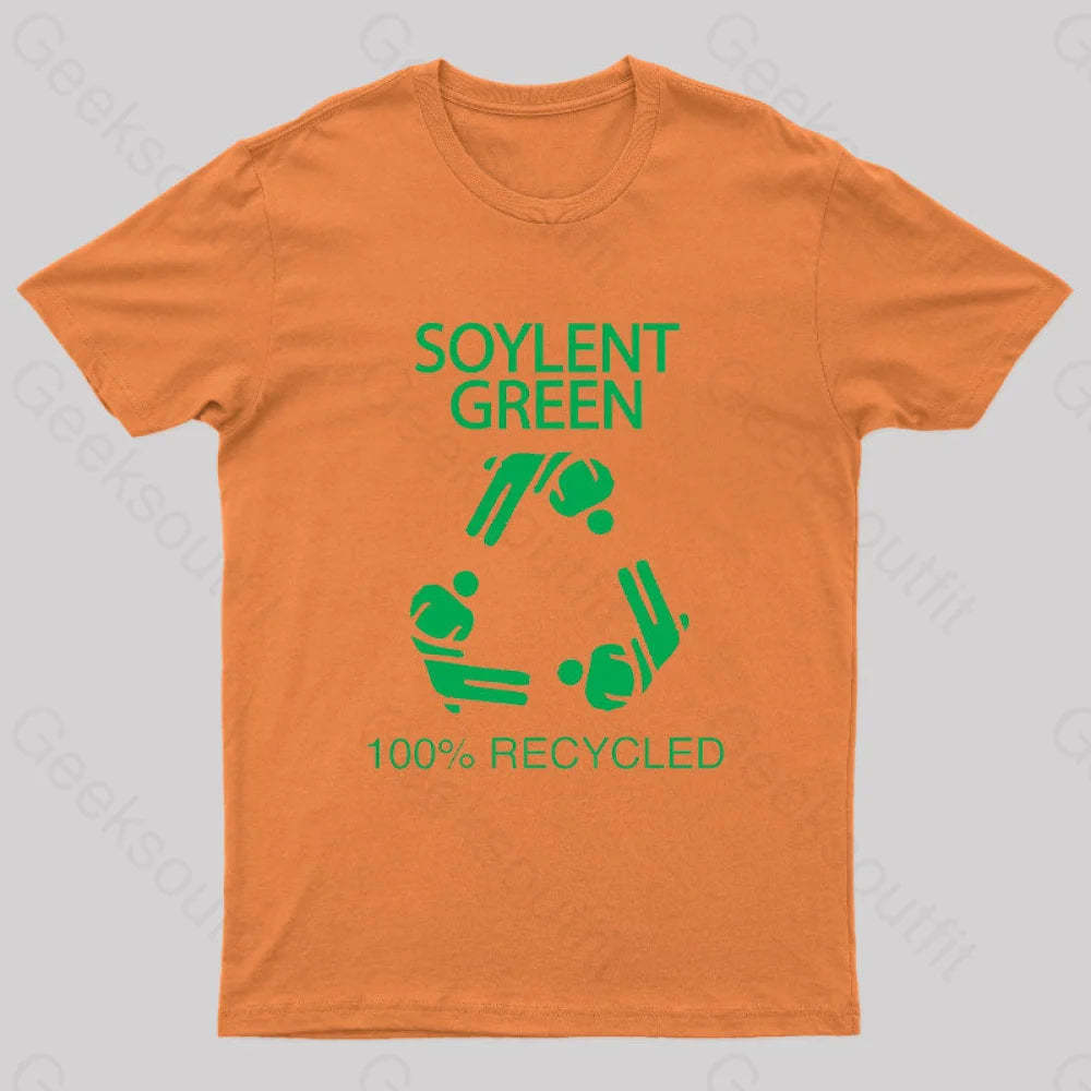 Soylent Green 100% Recycled Nerd T-Shirt Orange / S