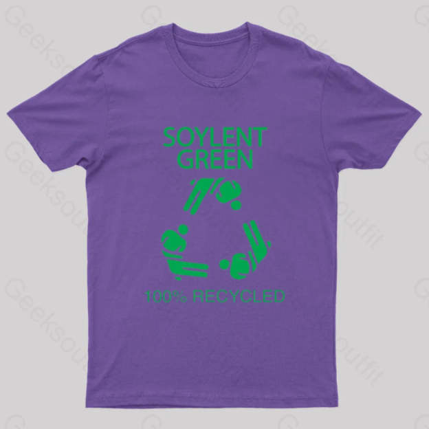 Soylent Green 100% Recycled Nerd T-Shirt Purple / S
