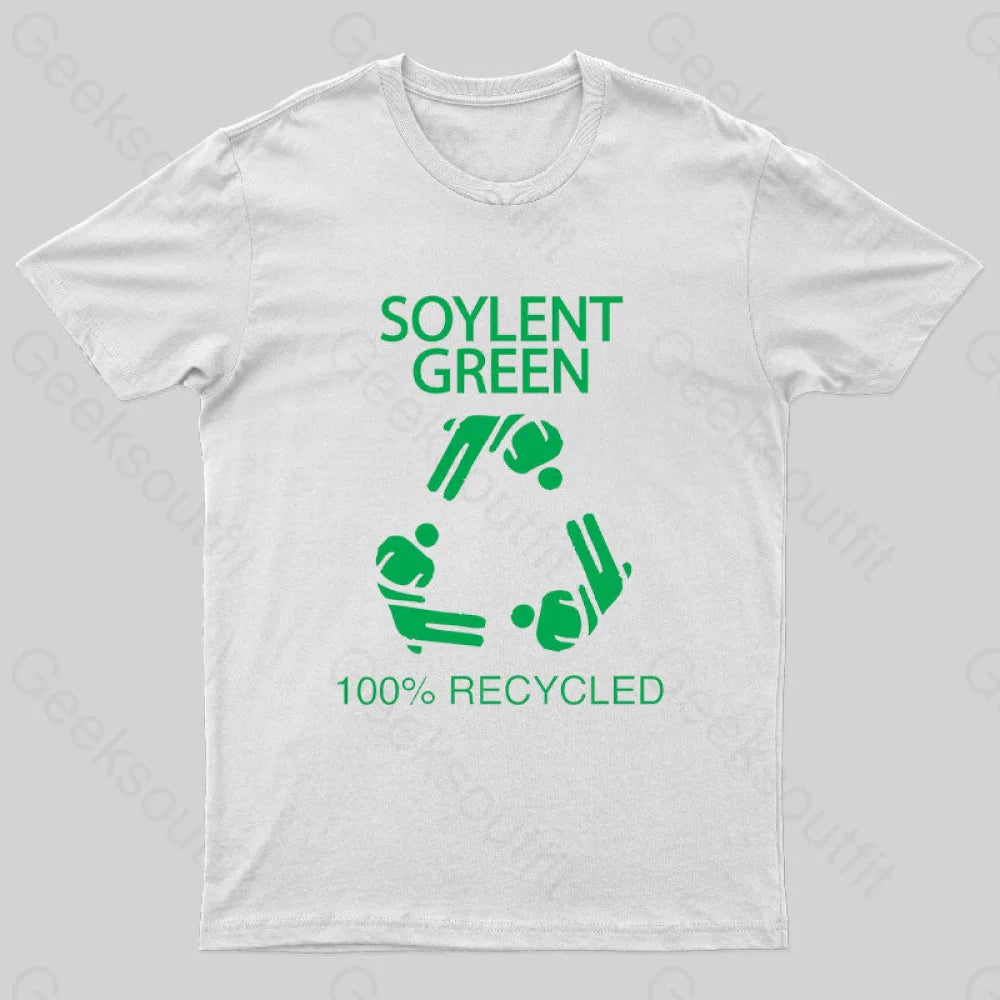 Soylent Green 100% Recycled Nerd T-Shirt White / S