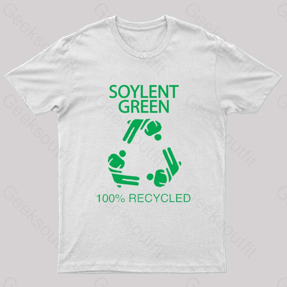 Soylent Green 100% Recycled Nerd T-Shirt White / S