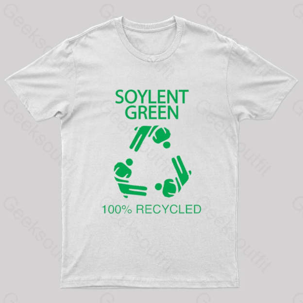 Soylent Green 100% Recycled Nerd T-Shirt White / S