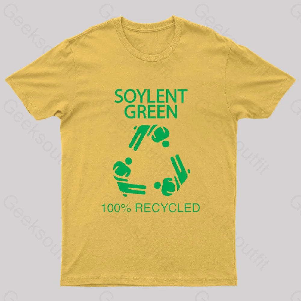 Soylent Green 100% Recycled Nerd T-Shirt Yellow / S