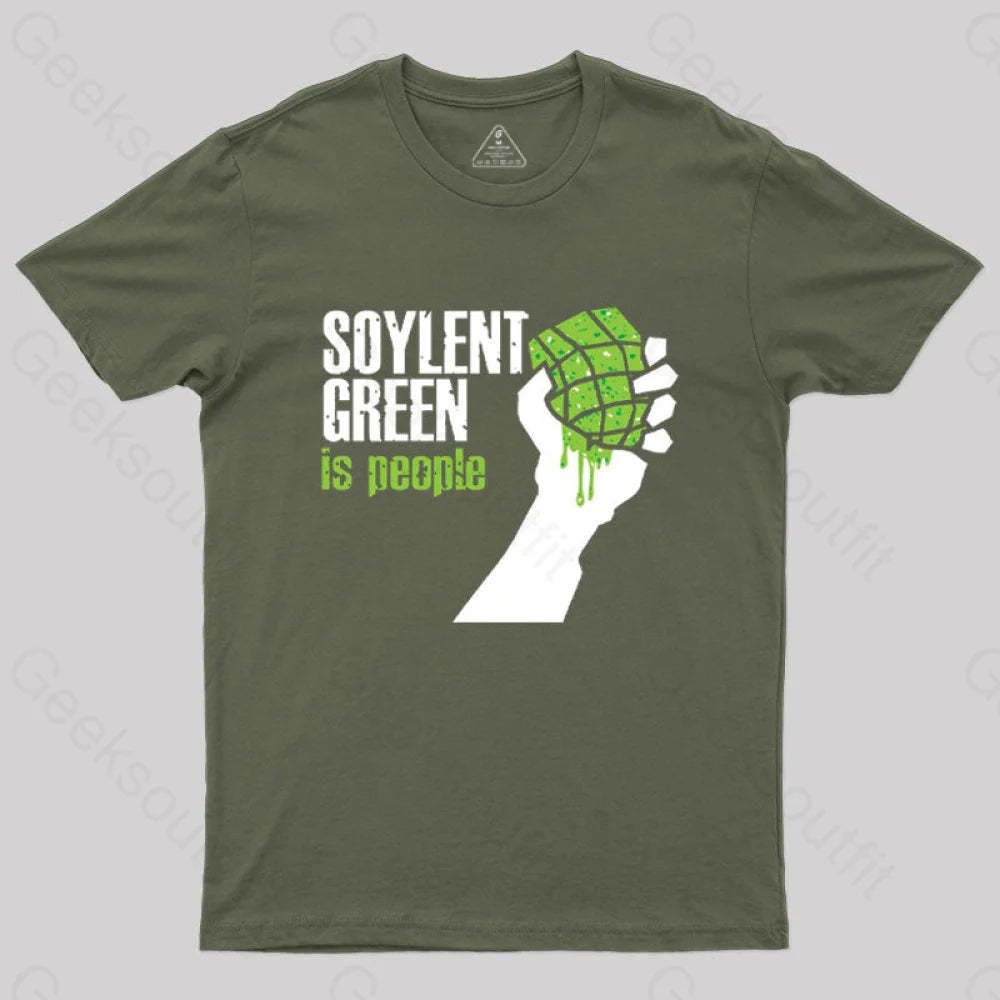 Soylent Green Is People T-Shirt Army / S