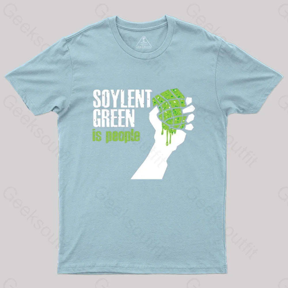Soylent Green Is People T-Shirt Light Blue / S