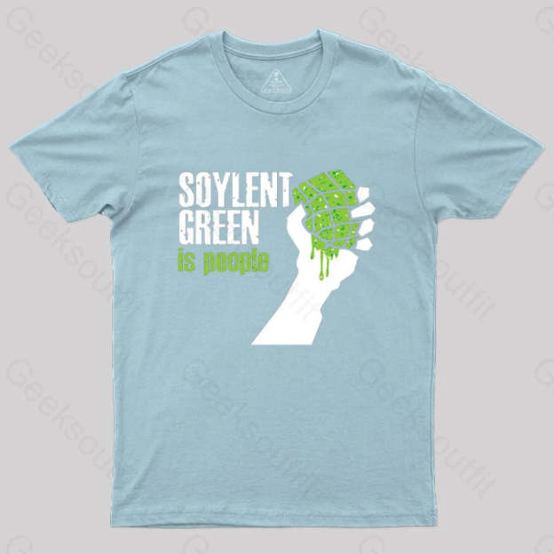 Soylent Green Is People T-Shirt Light Blue / S