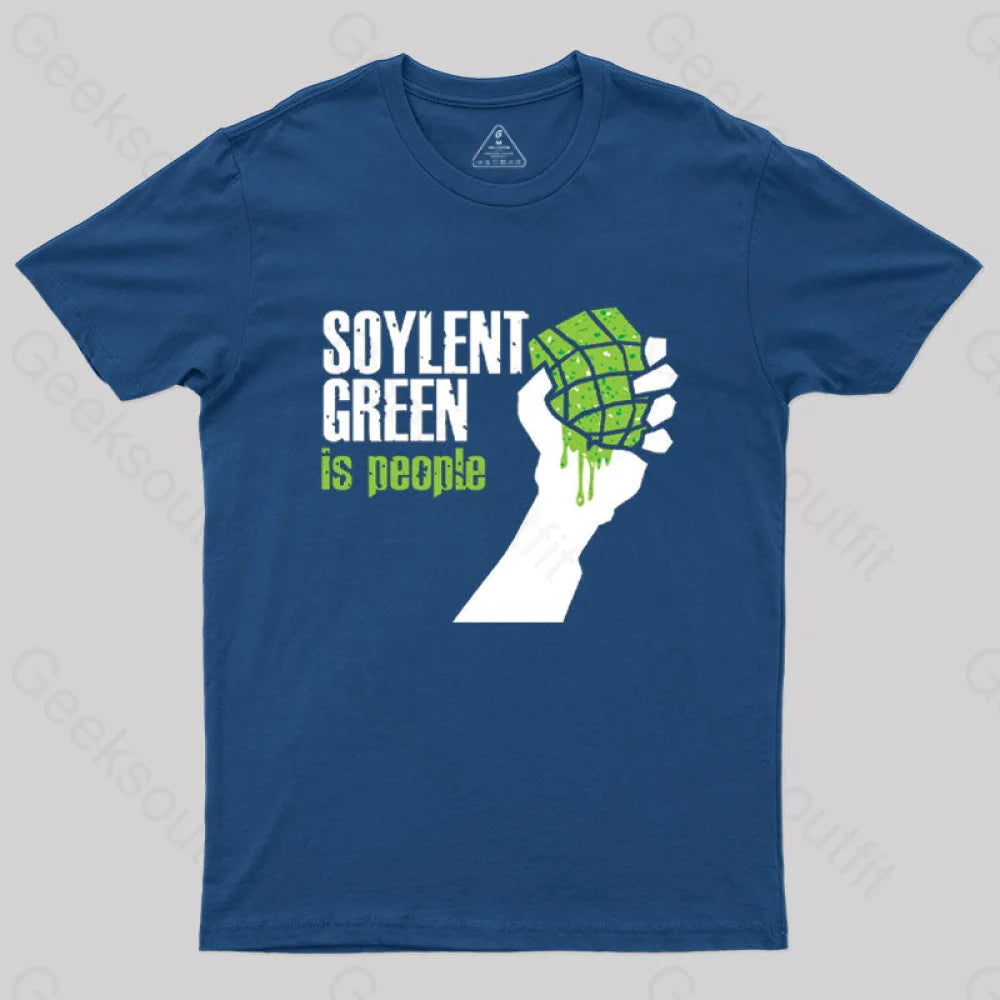 Soylent Green Is People T-Shirt Navy / S