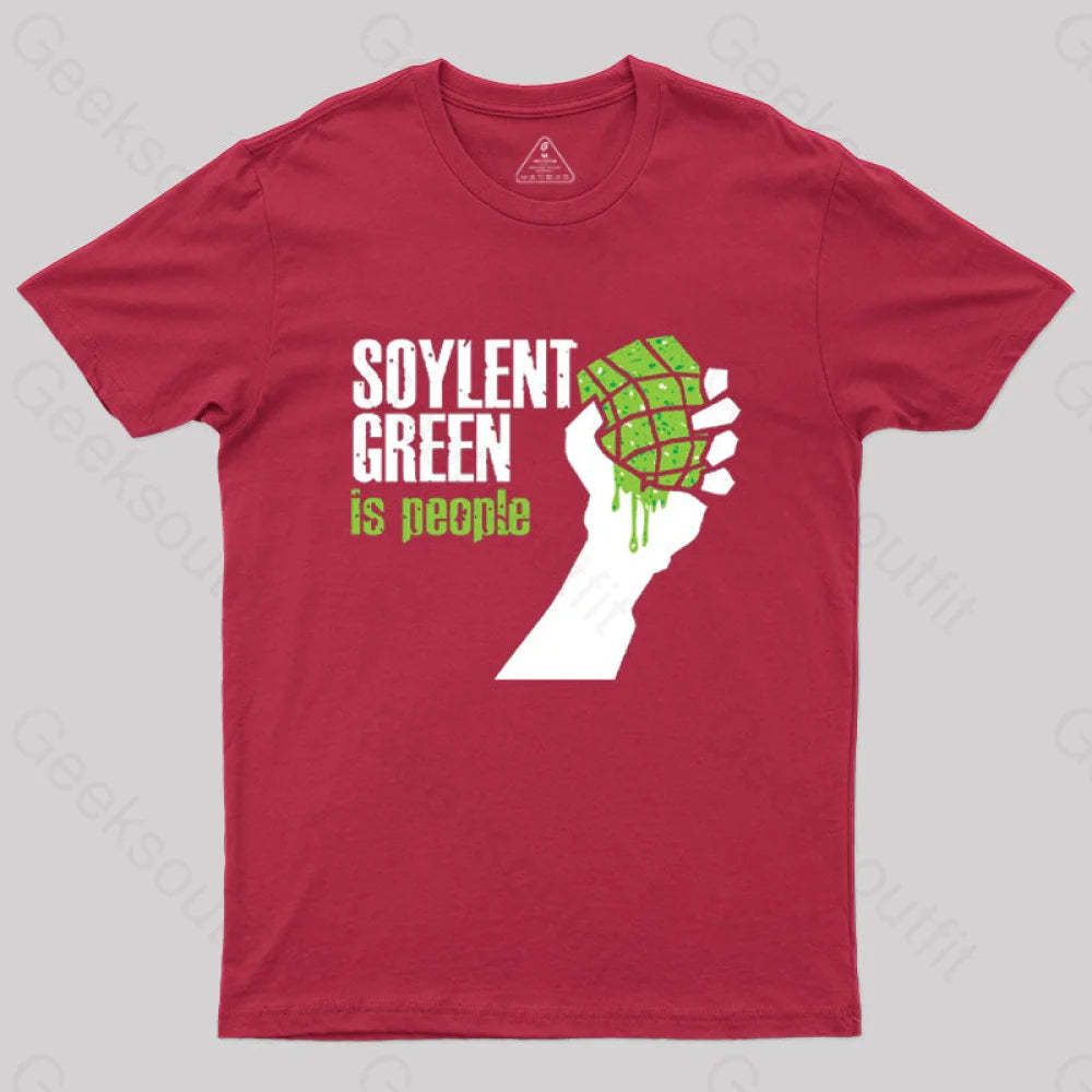 Soylent Green Is People T-Shirt Red / S
