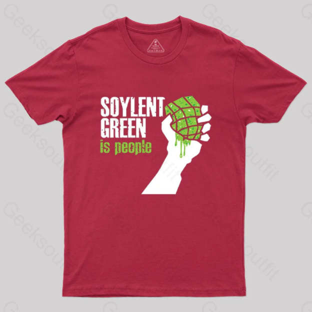 Soylent Green Is People T-Shirt Red / S