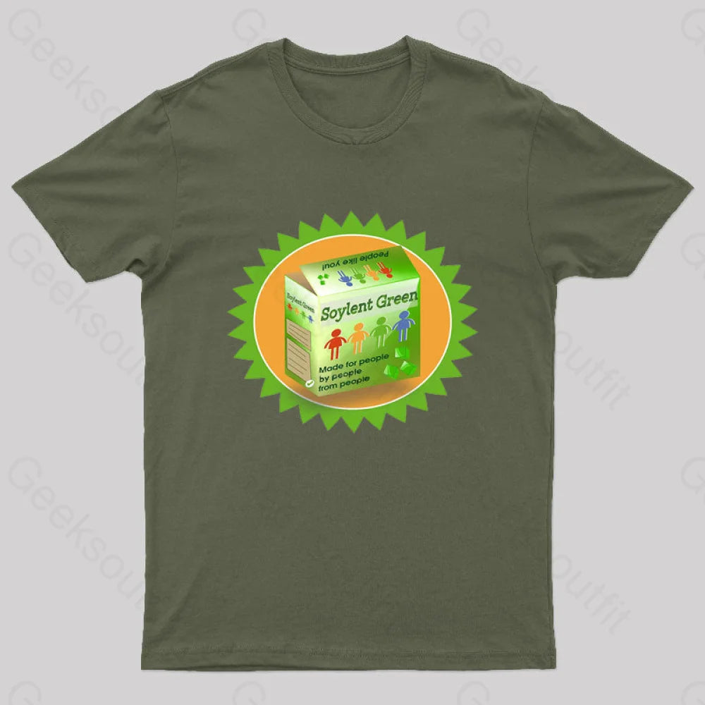 Soylent Green People Like You Geek T-Shirt Army / S