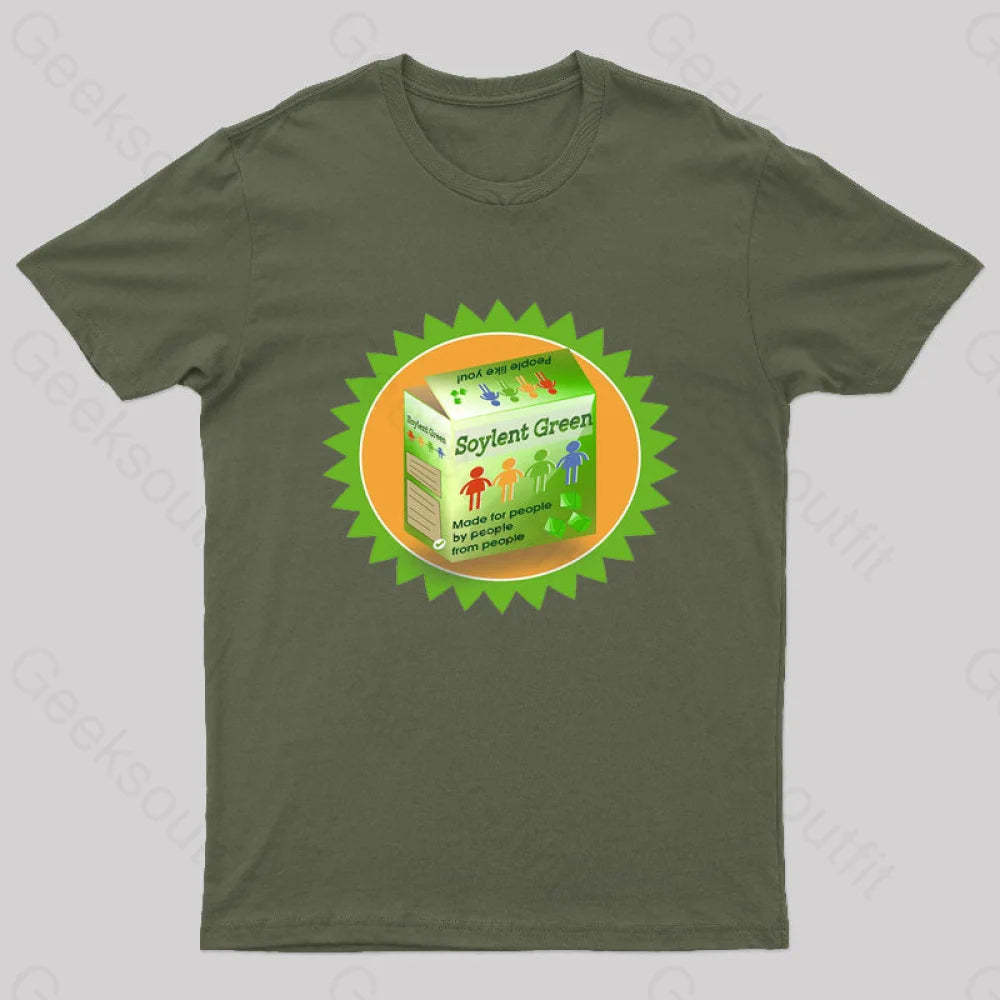 Soylent Green People Like You Geek T-Shirt Army / S