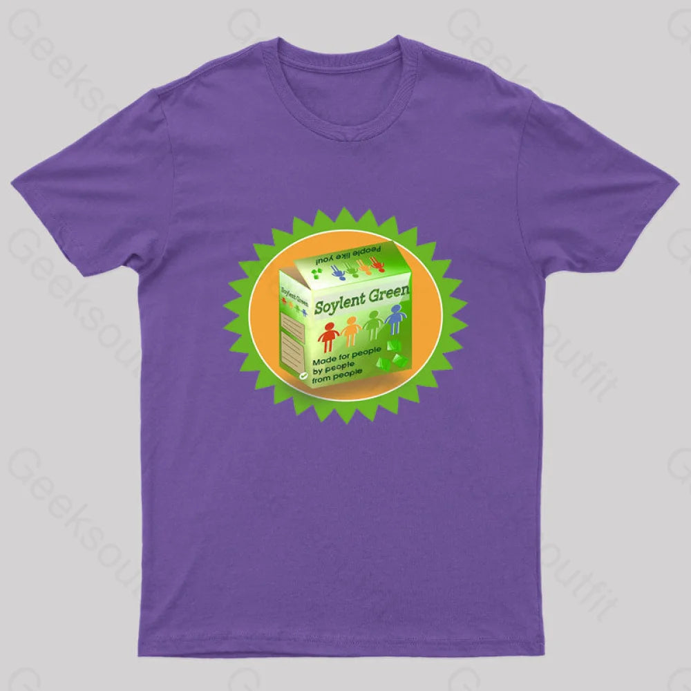 Soylent Green People Like You Geek T-Shirt Purple / S