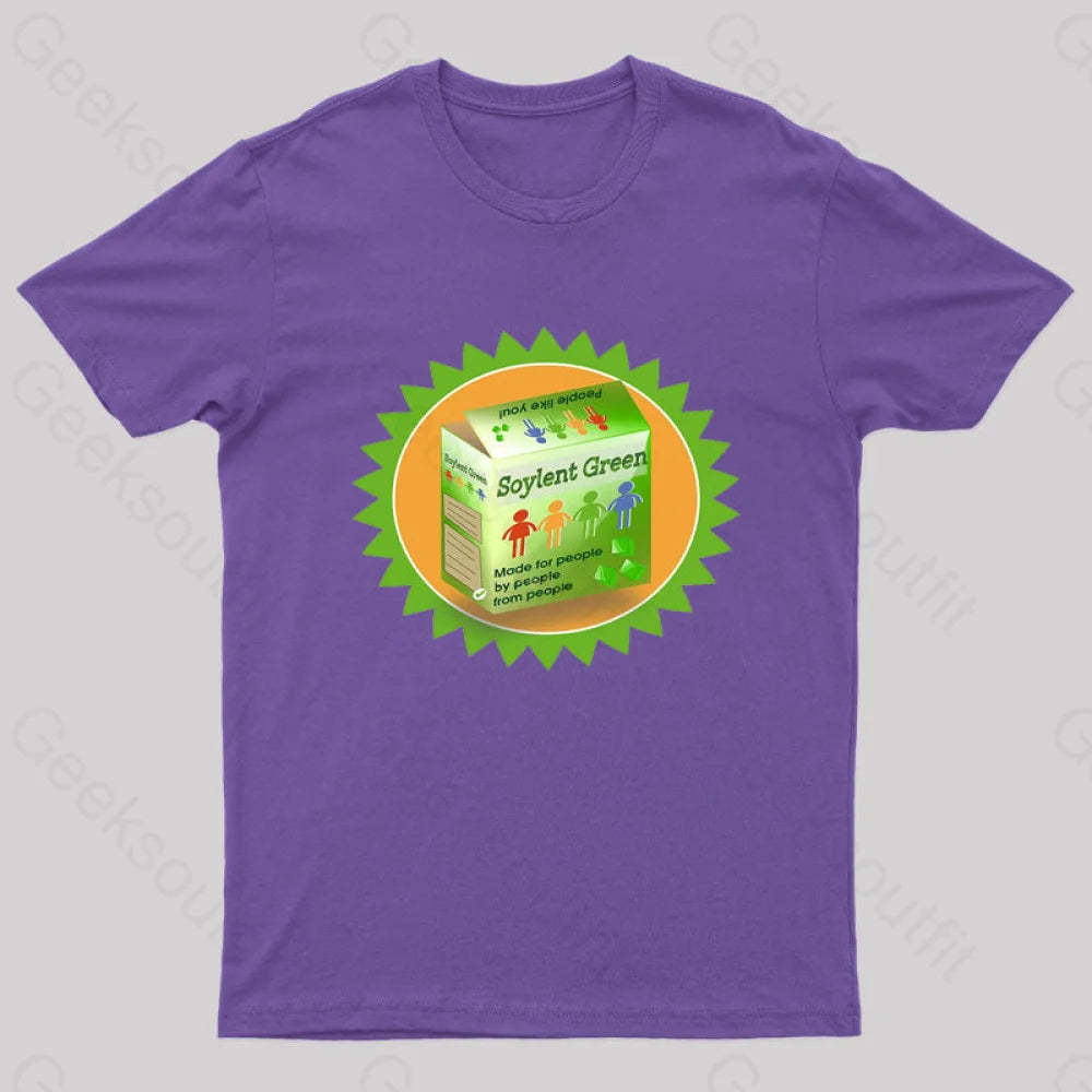 Soylent Green People Like You Geek T-Shirt Purple / S