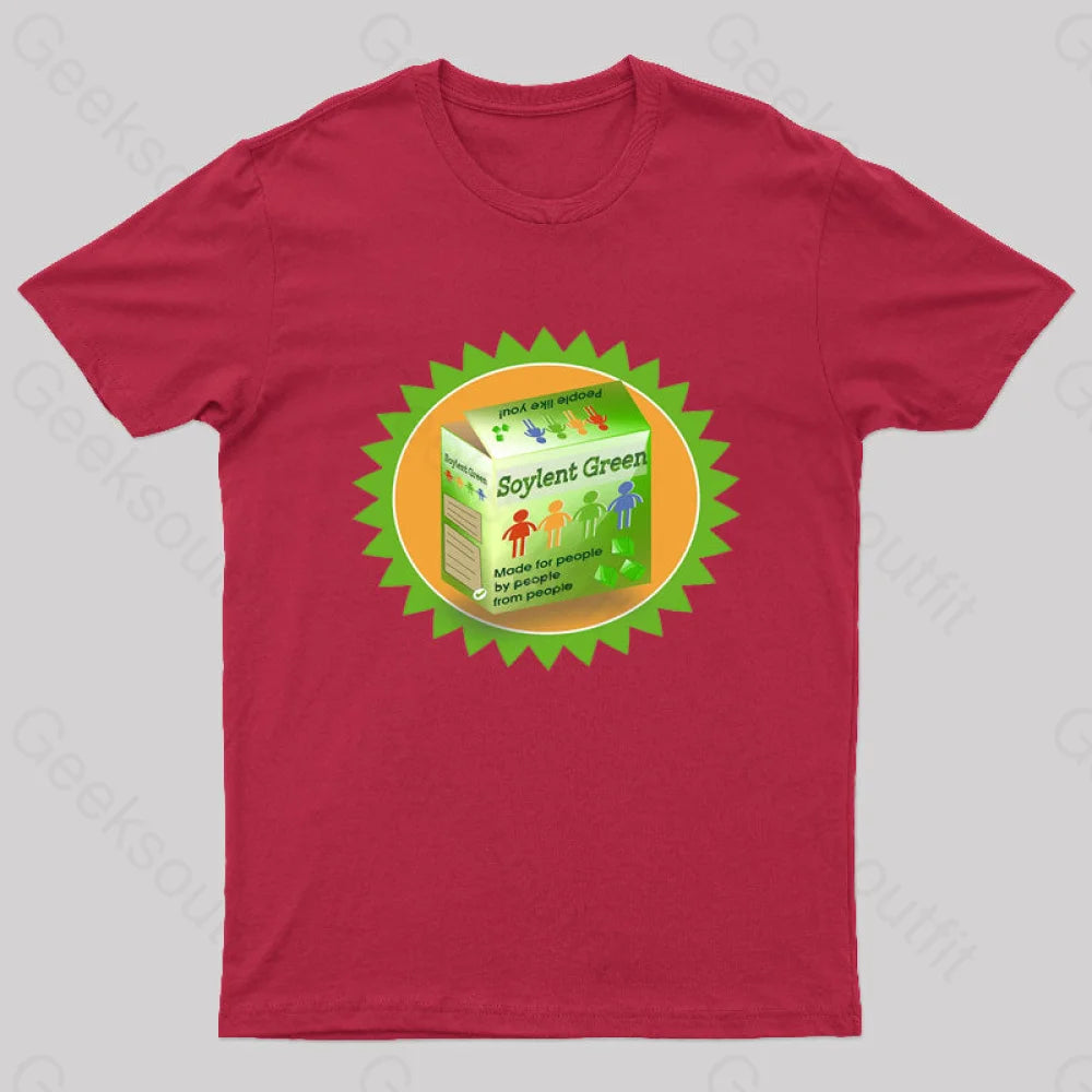 Soylent Green People Like You Geek T-Shirt Red / S