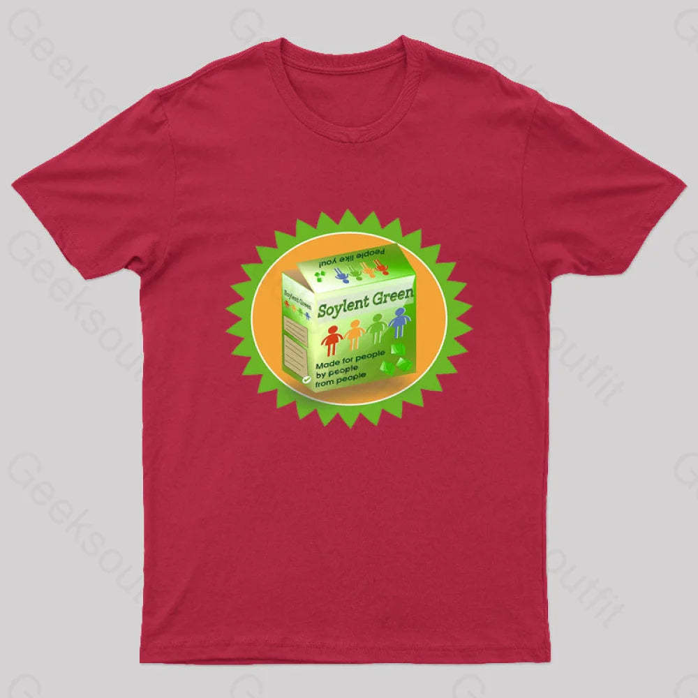Soylent Green People Like You Geek T-Shirt Red / S