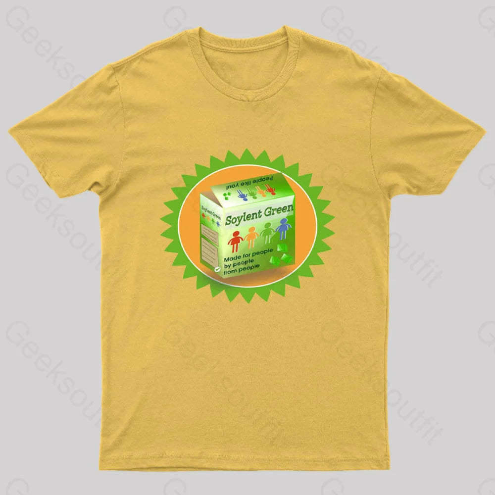 Soylent Green People Like You Geek T-Shirt Yellow / S