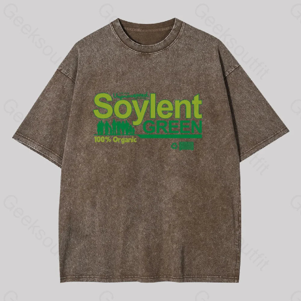 Soylent Green Washed T-Shirt Coffee / S