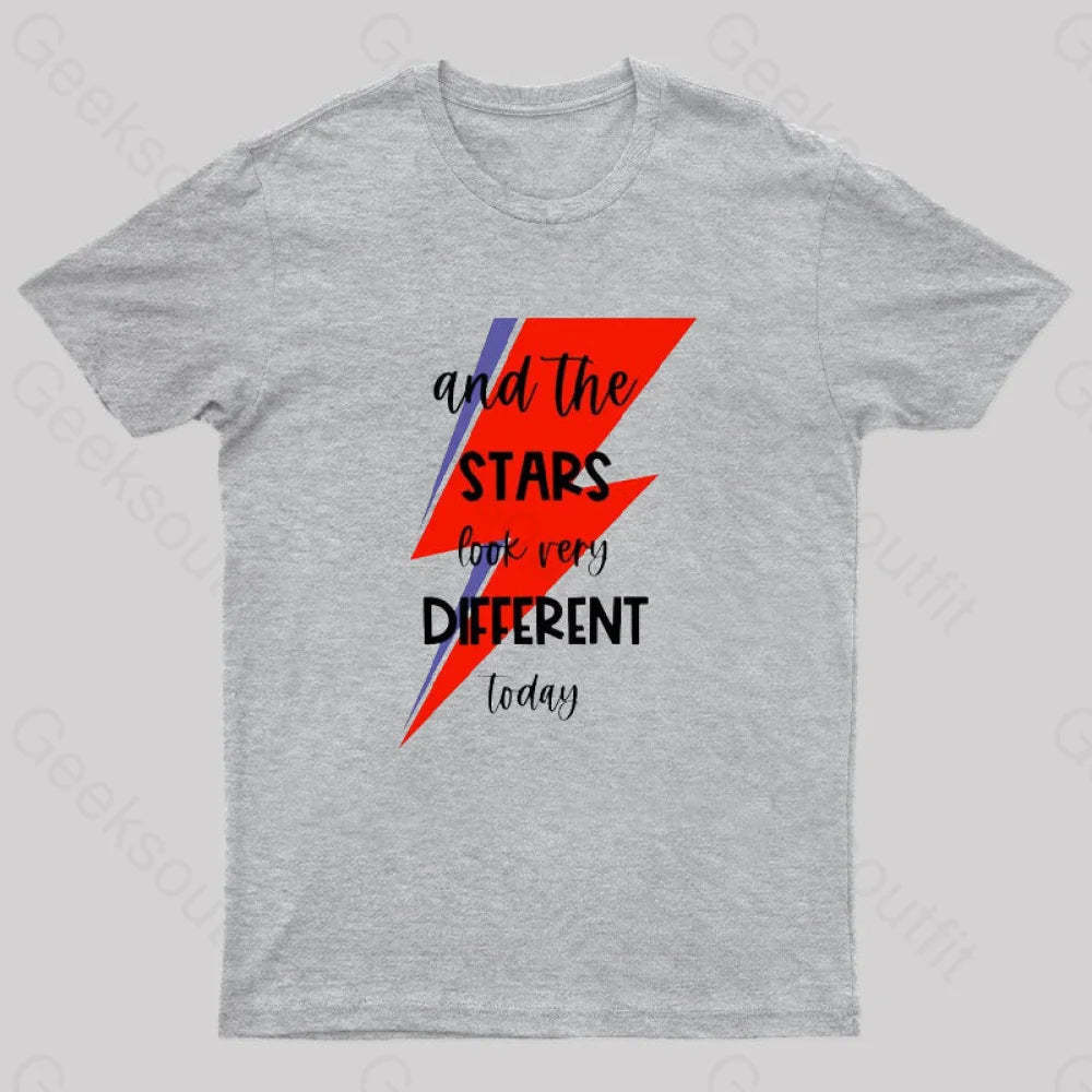 Space Oddity Rock Alternative T-Shirt Grey / S