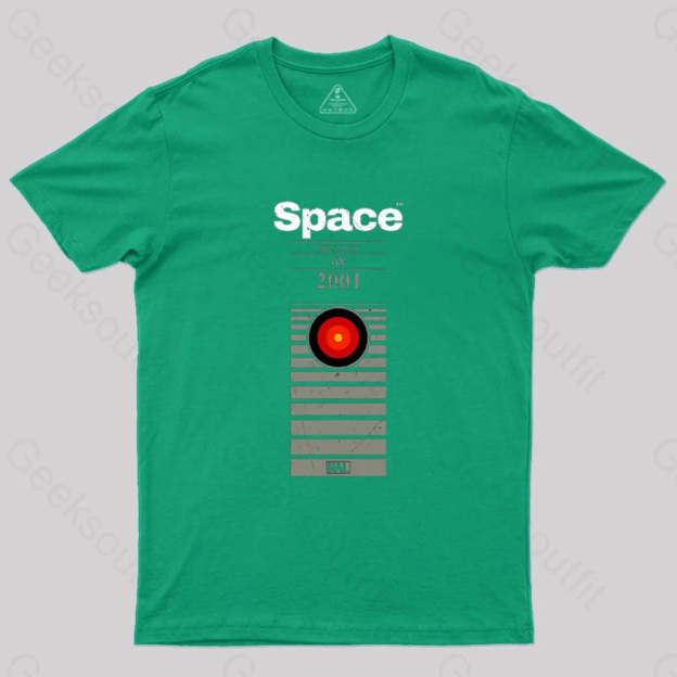 Space Odyssey 2001 T-Shirt Green / S
