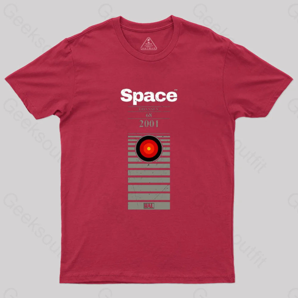 Space Odyssey 2001 T-Shirt Red / S