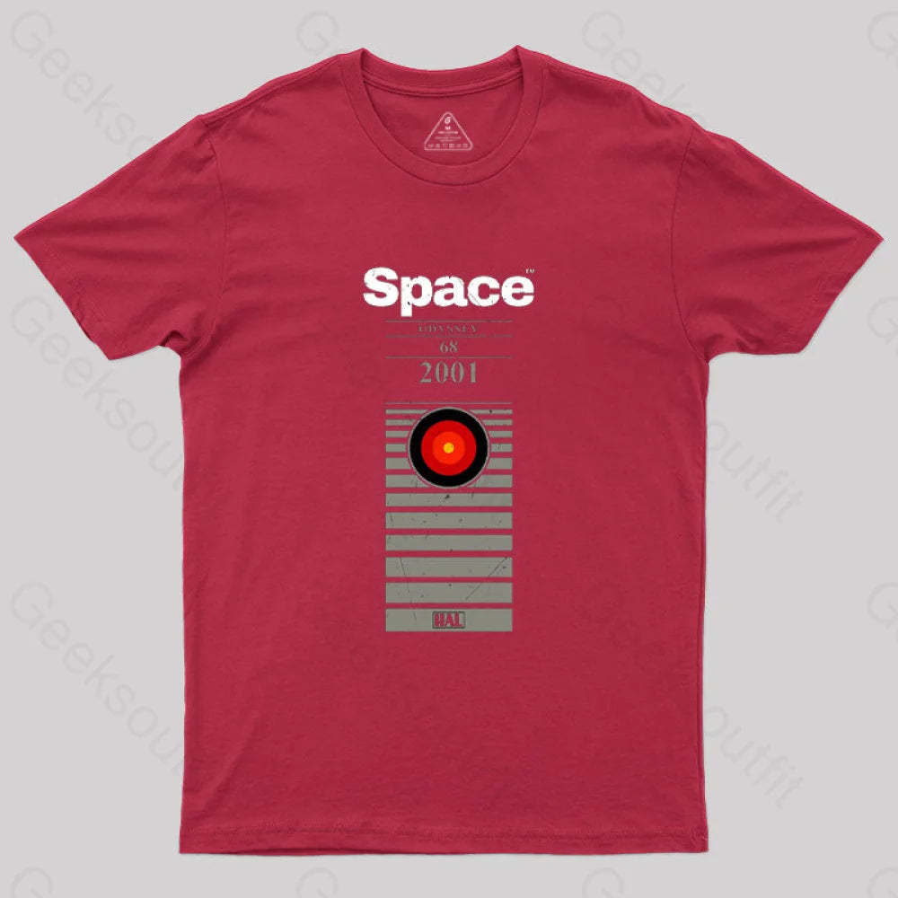 Space Odyssey 2001 T-Shirt Red / S