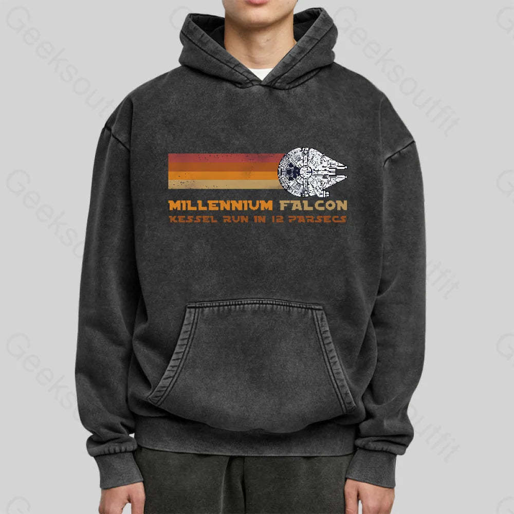 Space Ship Washed Hoodie
