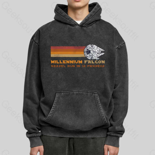 Space Ship Washed Hoodie