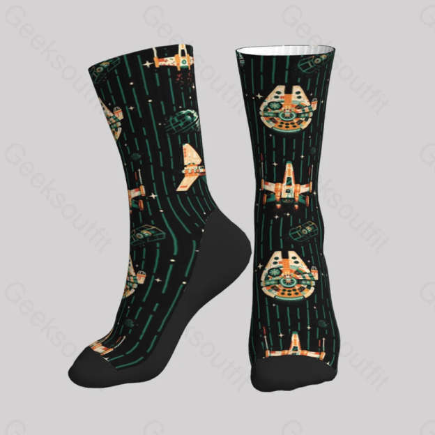 Space Stripes Men’s Socks