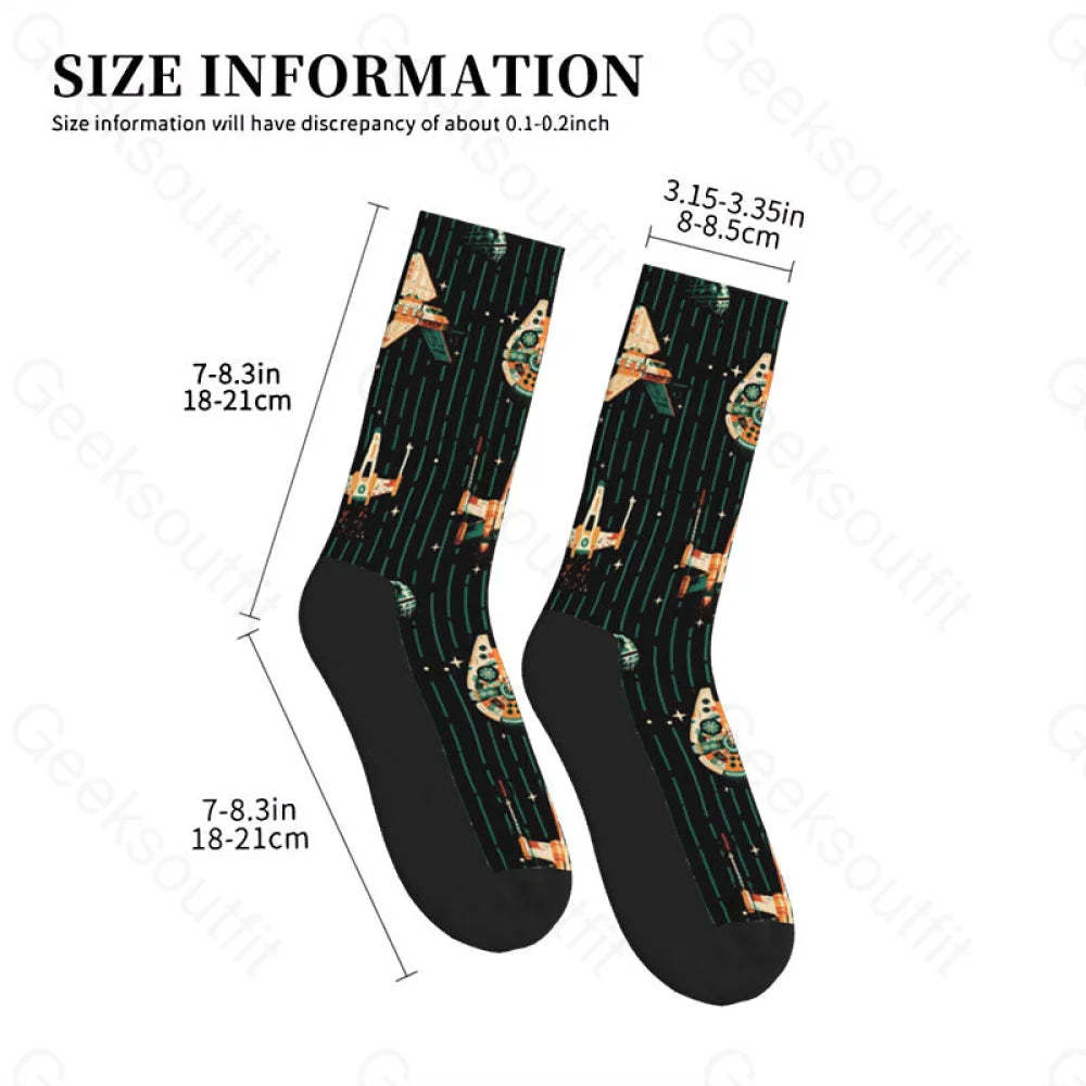 Space Stripes Men’s Socks