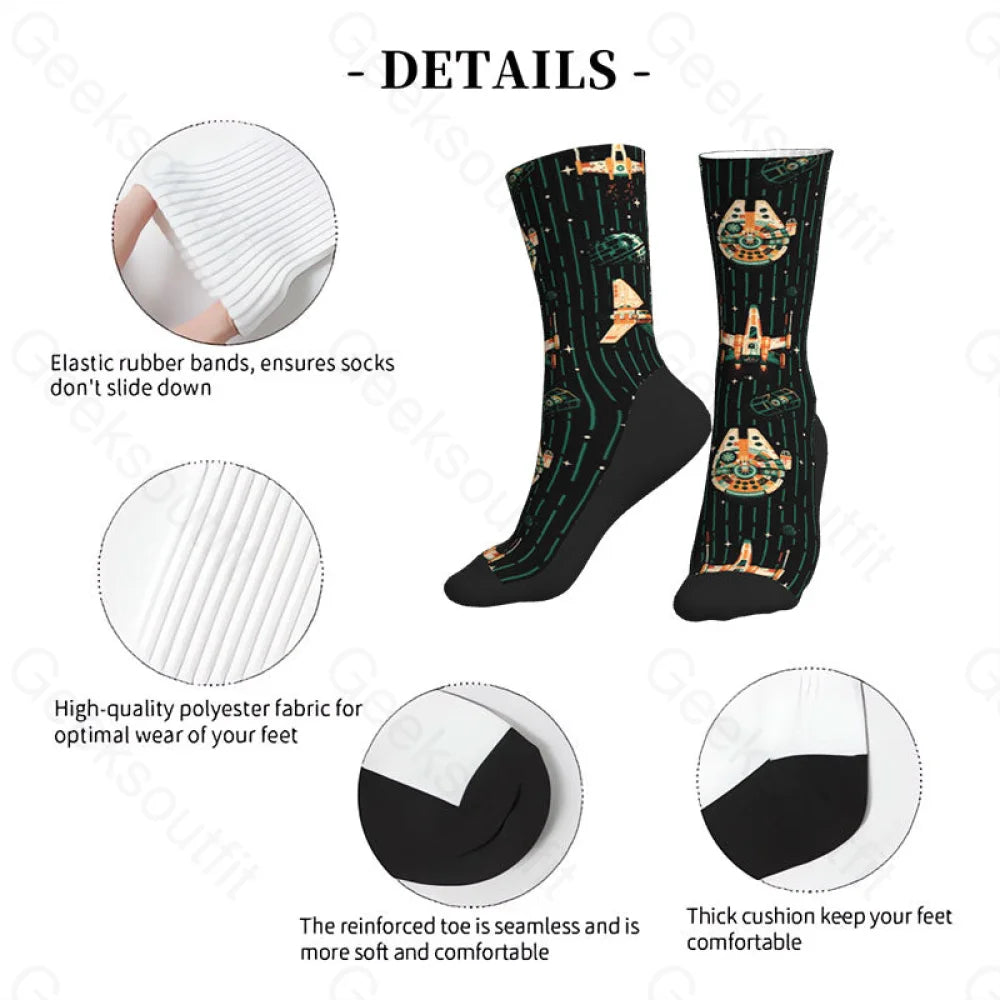 Space Stripes Men’s Socks