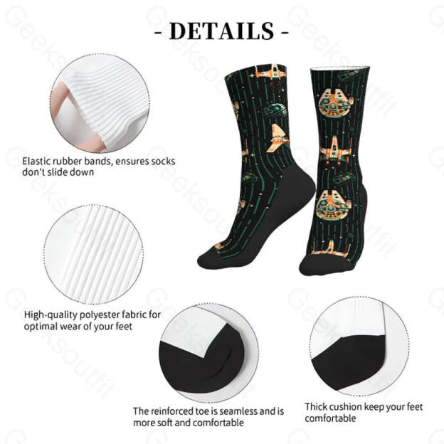 Space Stripes Men’s Socks