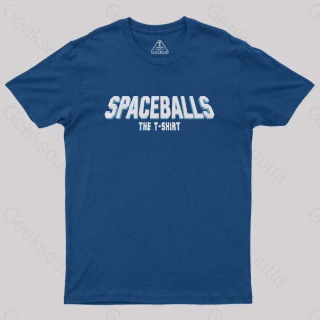 Spaceballs The T-Shirt Geek Navy / S