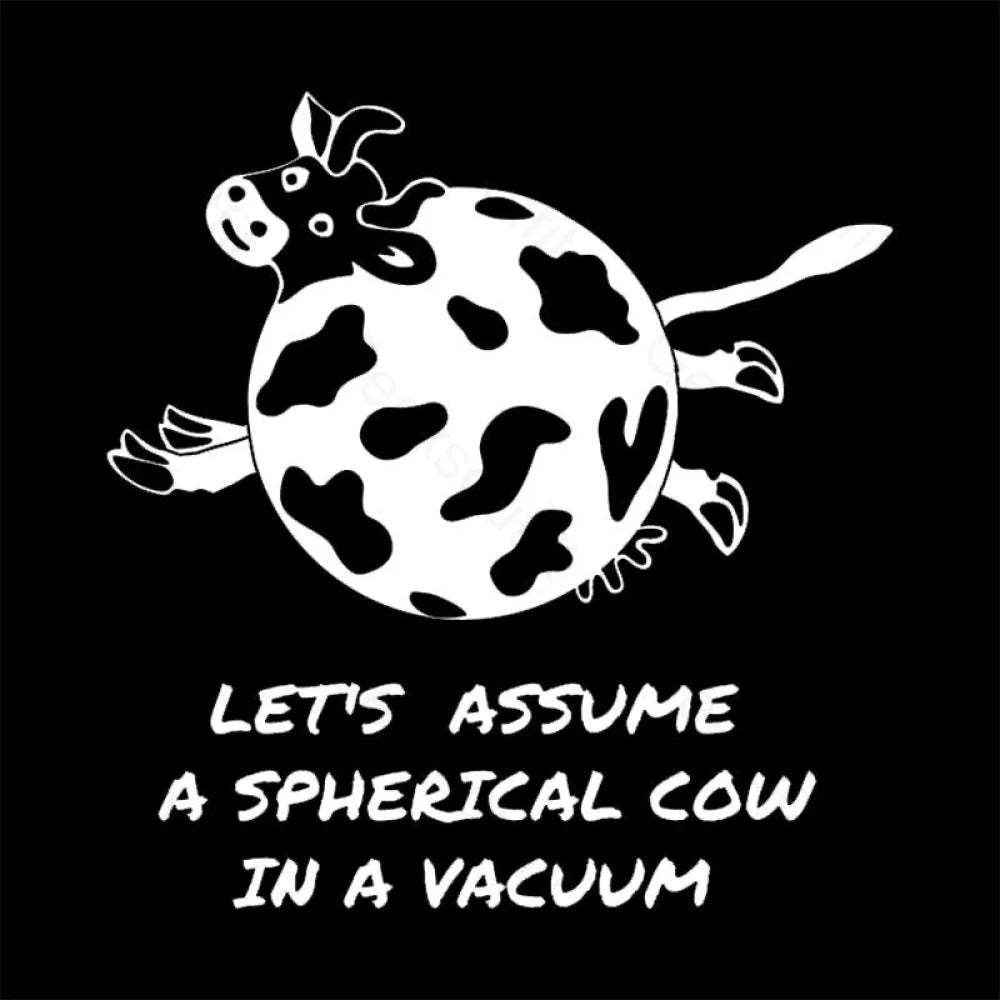 Spherical Cow Nerd T-Shirt