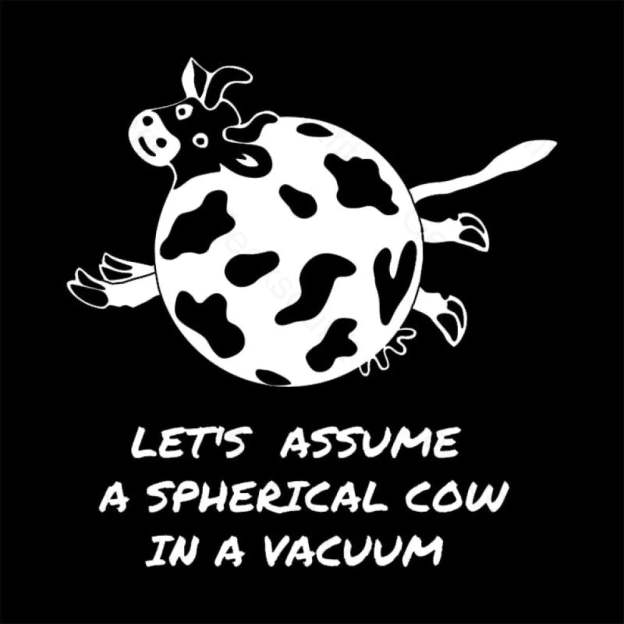 Spherical Cow Nerd T-Shirt