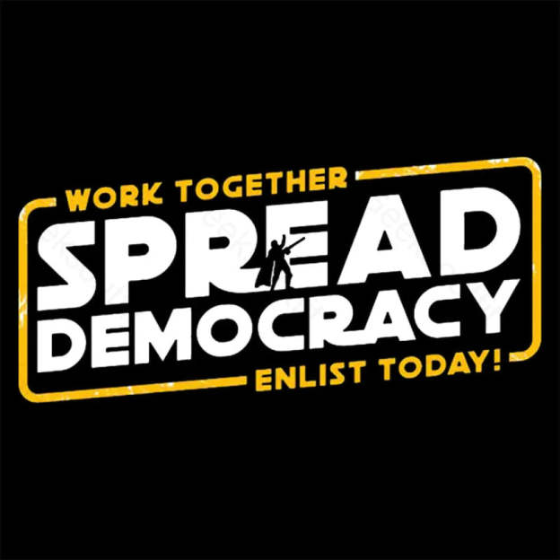 Spread Democracy Geek T-Shirt