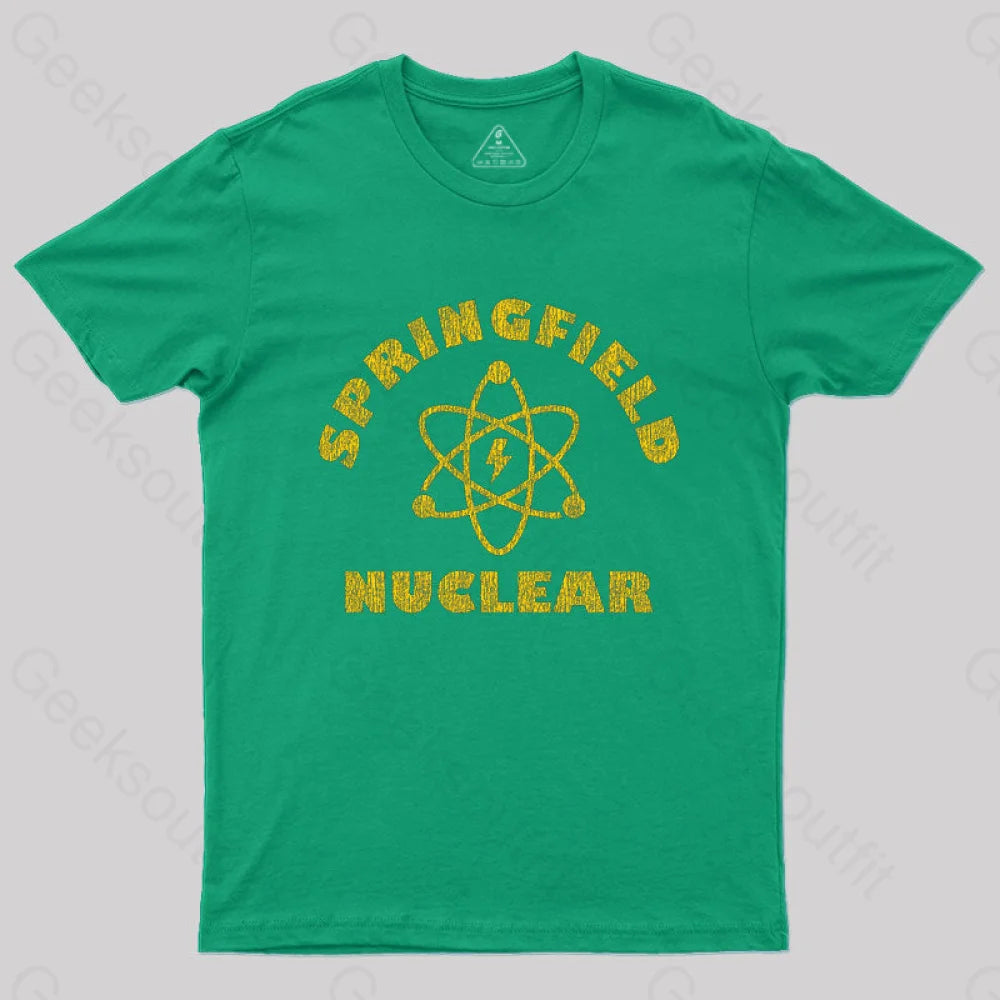 Springfield Nuclear T-Shirt Green / S