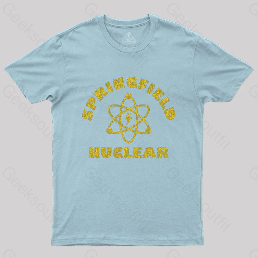 Springfield Nuclear T-Shirt Light Blue / S