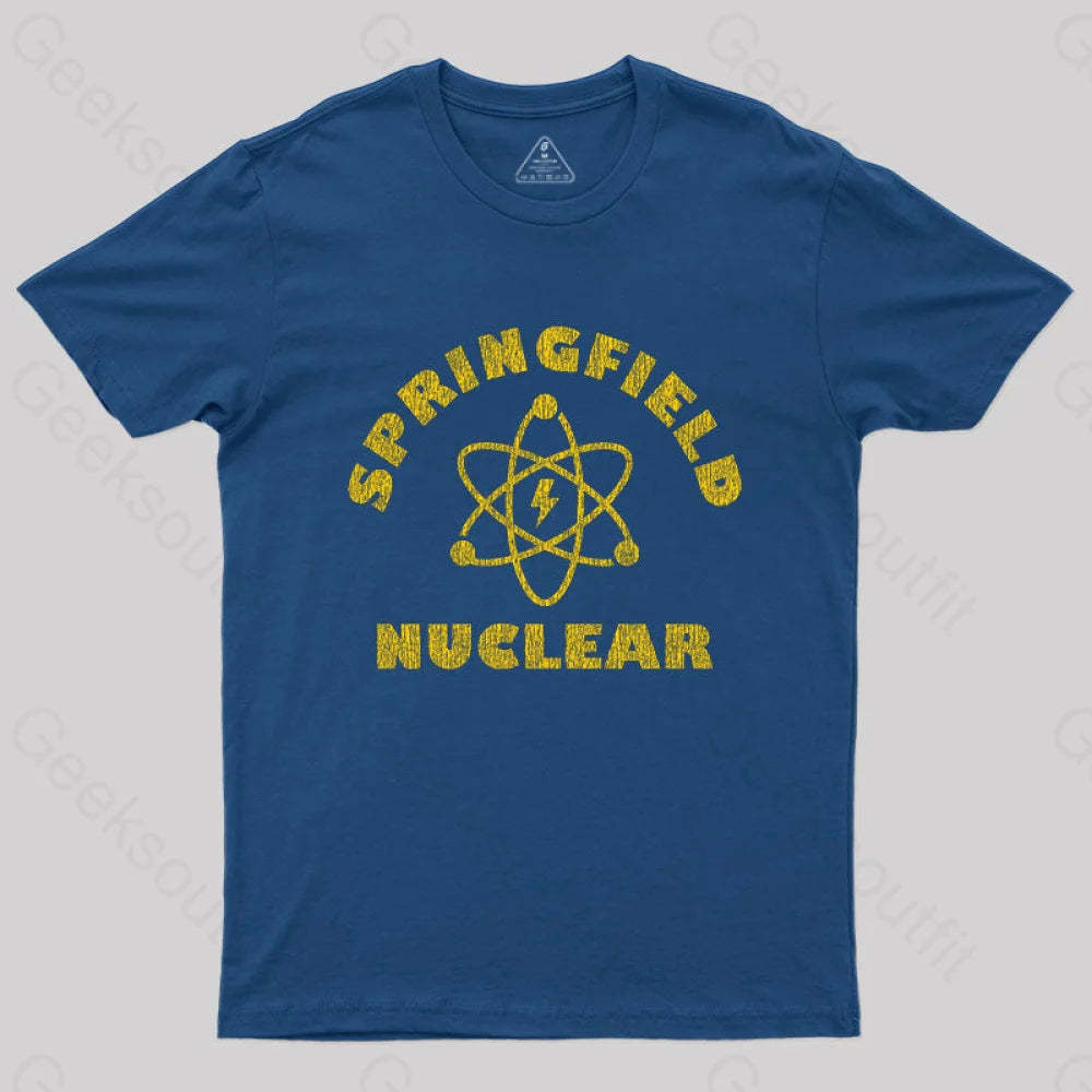 Springfield Nuclear T-Shirt Navy / S