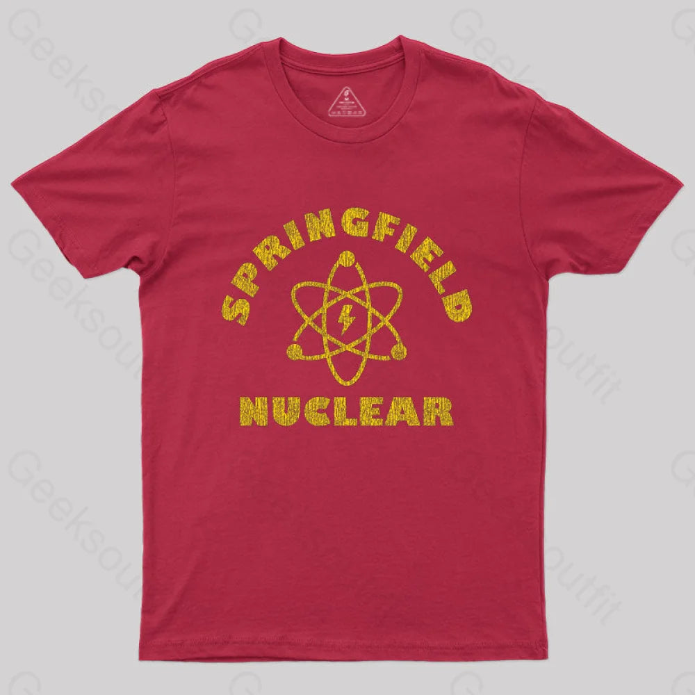 Springfield Nuclear T-Shirt Red / S