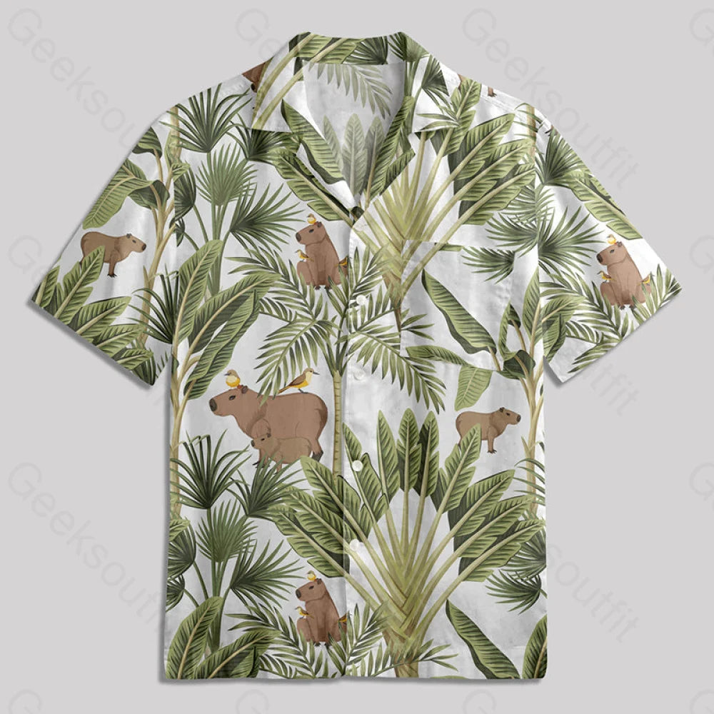 Stable Mental State Button Up Pocket Shirt Hawaiian / S Bus554 Yc