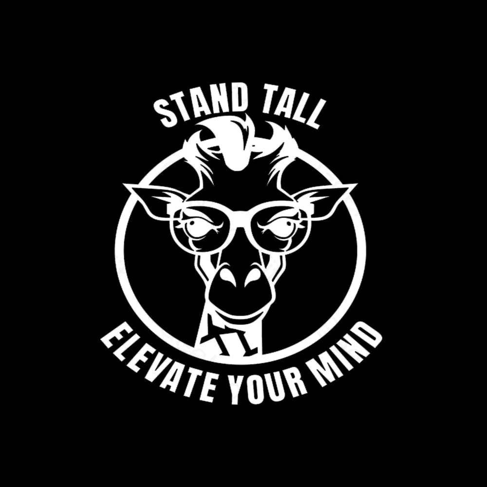 Stand Tall As A Smart Giraffe Geek T-Shirt