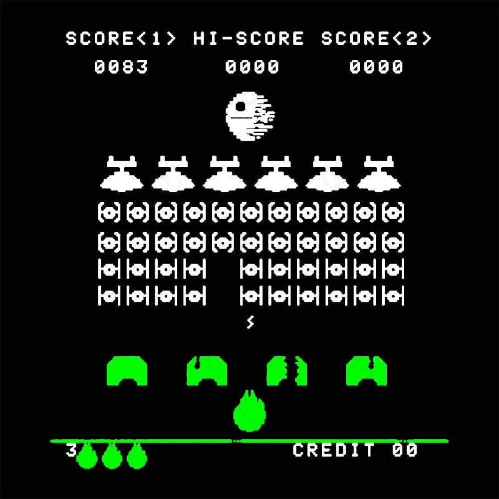 Star Invaders Geek T-Shirt