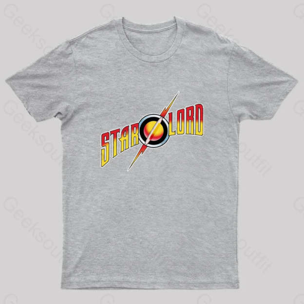 Star Lord Nerd T-Shirt Grey / S