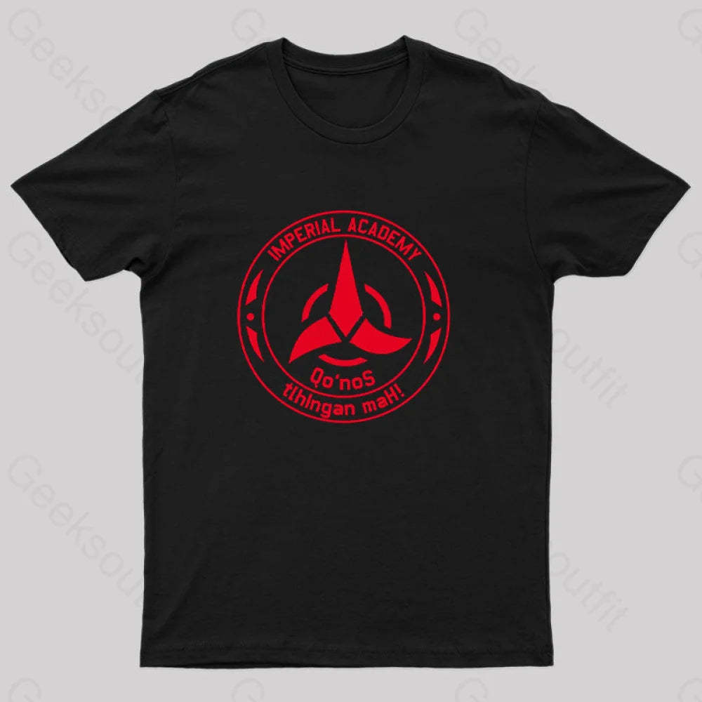 Star Trek Discovery Qo’nos Klingon Academy T-Shirt Black / S