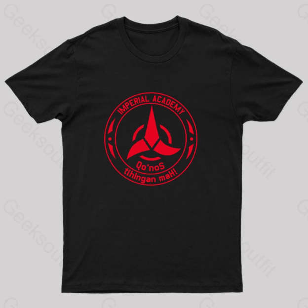 Star Trek Discovery Qo’nos Klingon Academy T-Shirt Black / S