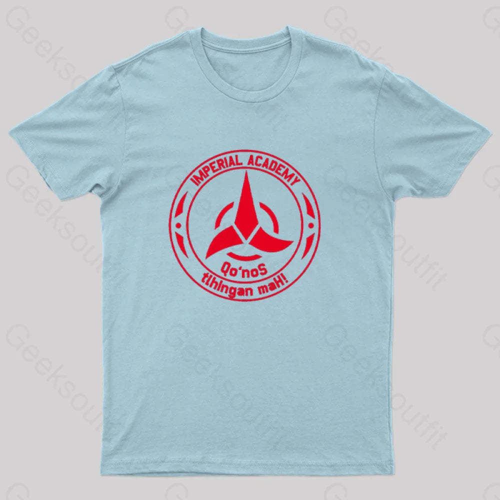 Star Trek Discovery Qo’nos Klingon Academy T-Shirt Light Blue / S
