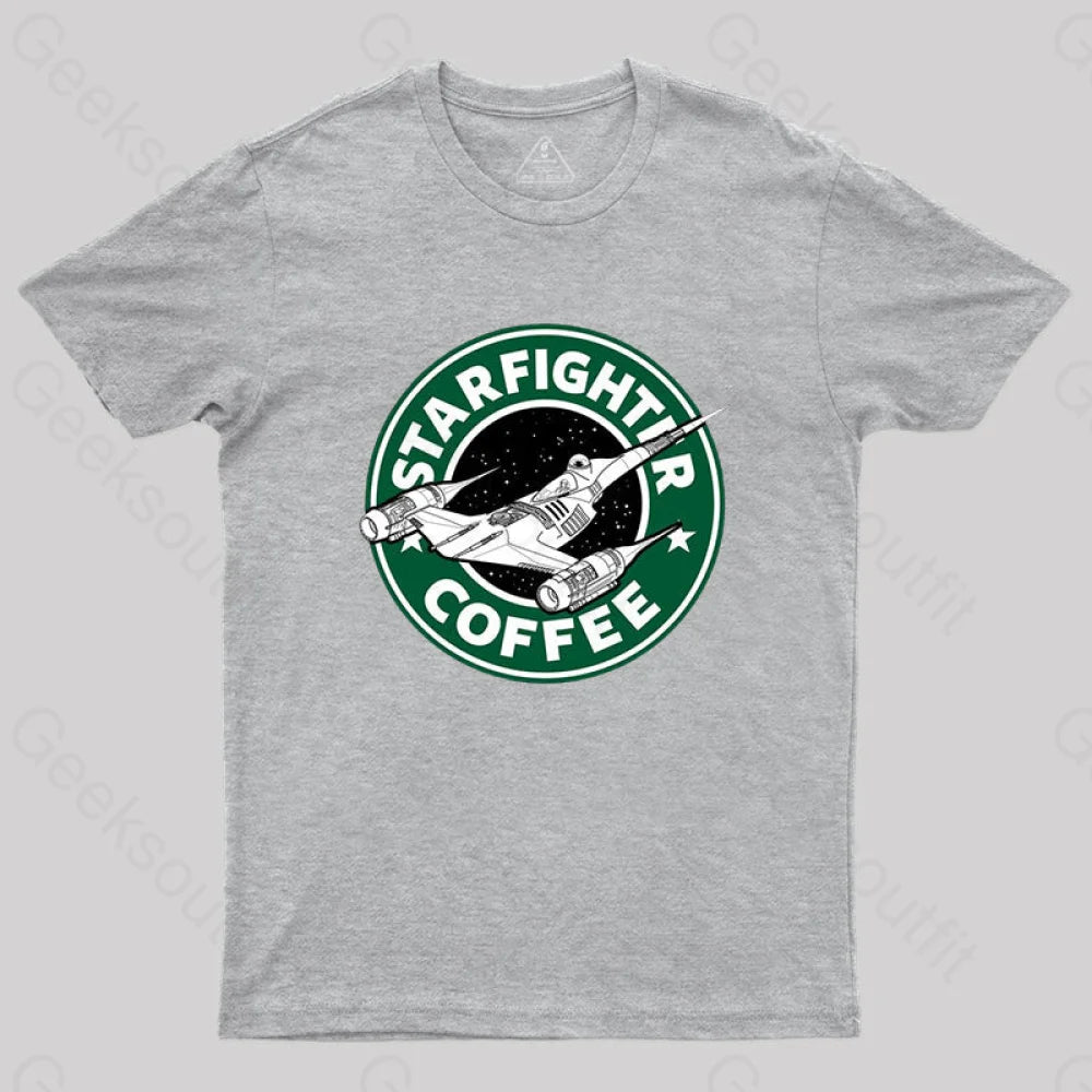 Starfighter Coffee T-Shirt Grey / S