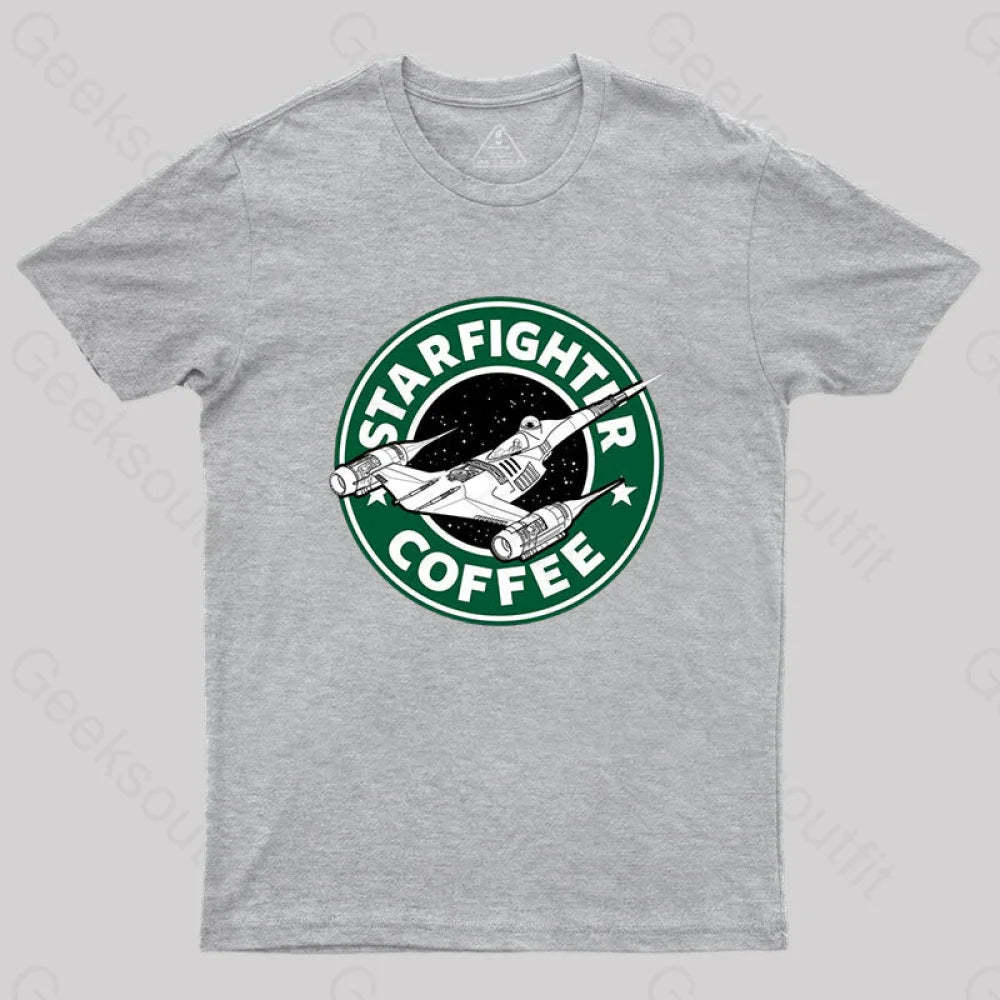 Starfighter Coffee T-Shirt Grey / S