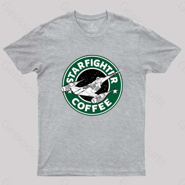 Starfighter Coffee T-Shirt Grey / S
