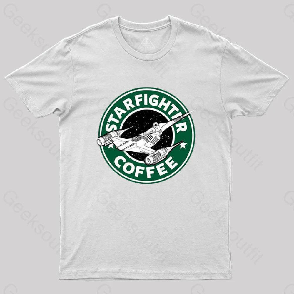 Starfighter Coffee T-Shirt White / S