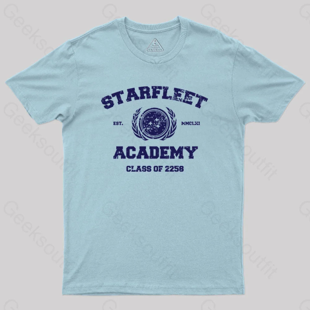 Starfleet Academy Nerd T-Shirt Light Blue / S